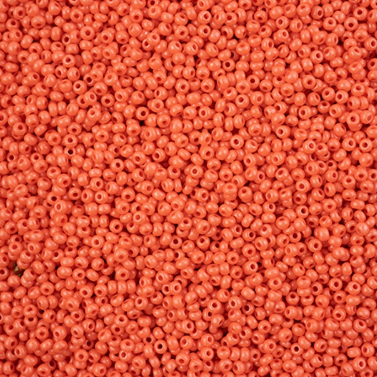 Graines de rocaille Preciosa 11/0 Terra Intensive Orange Sachet de 23 g