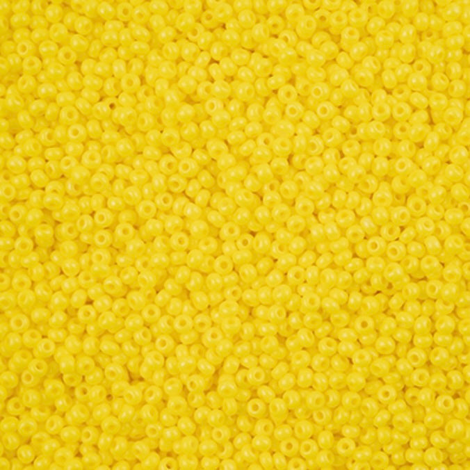 11/0 Preciosa Seed Beads Terra Intensive Yellow