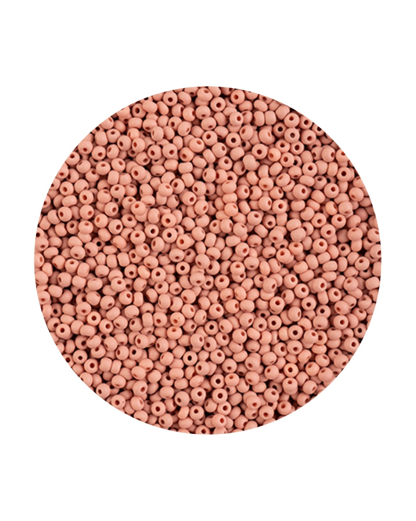 Perles de rocaille Preciosa Permalux 11/0, teintes en craie marron clair mat, sachets de 23 g