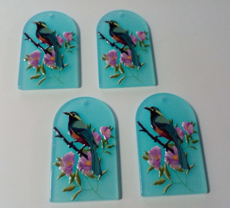 24*40mm Bird Cabochons - See Color Options