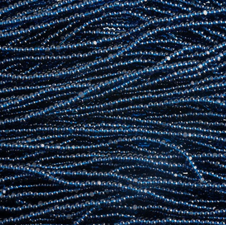 13/0 Charlotte Cut Preciosa (Czech) Bead Montana Strung
