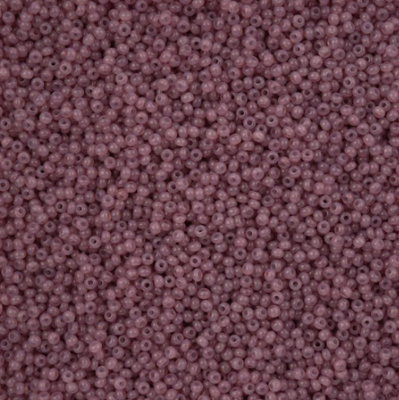 11/0 Preciosa Seed Alabaster Beads Plum Solgel