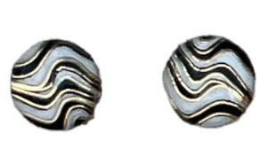 10mm Round Swirls Acrylic- See Color Options