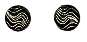 10mm Round Swirls Acrylic- See Color Options