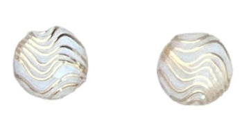 10mm Round Swirls Acrylic- See Color Options