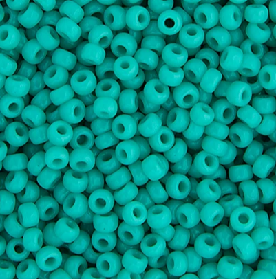 Miyuki Seed Bead 15/0 Opaque Turquoise Green, 23g Vial