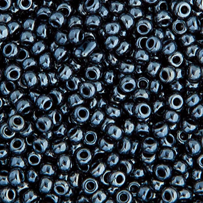 Miyuki Seed Bead 15/0 Gunmetal, 23g Vial