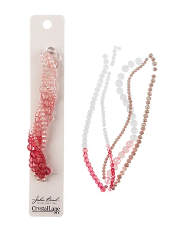 Crystal Lane Twisted Bead Strands - See Color Options