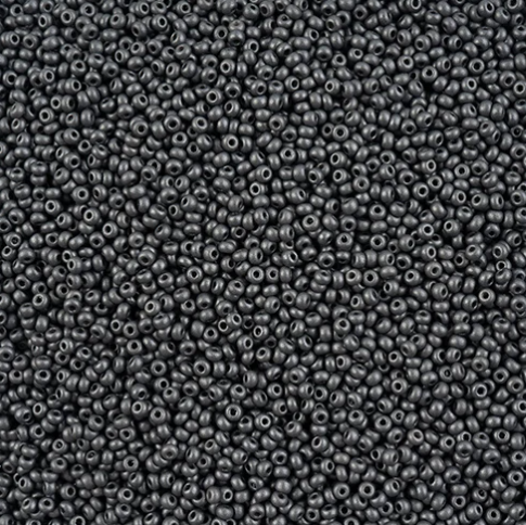 10/0 Preciosa Seed Bead PermaLux Dyed Chalk Grey