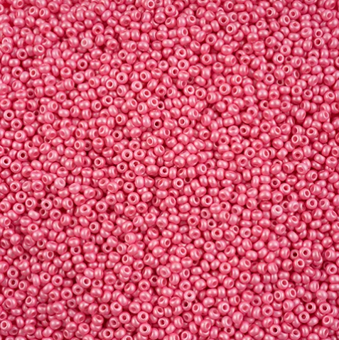 10/0 Preciosa Seed Bead PermaLux Dyed Chalk Light Pink