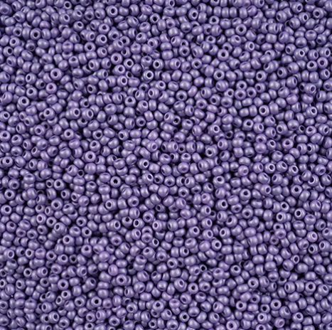 10/0 Preciosa Seed Bead PermaLux Dyed Chalk Lavender