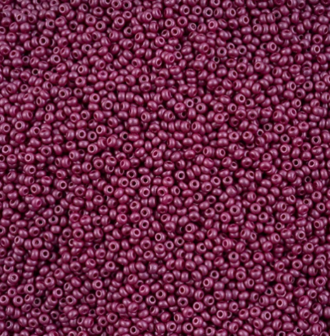 10/0 Preciosa Seed Bead PermaLux Dyed Chalk Purple