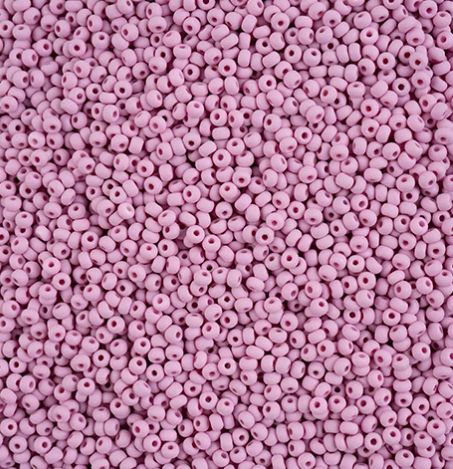 10/0 Preciosa Seed Bead PermaLux Dyed Chalk Violet Matte