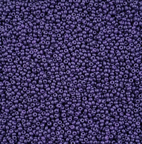 10/0 Preciosa Seed Bead PermaLux Dyed Chalk Dark Violet