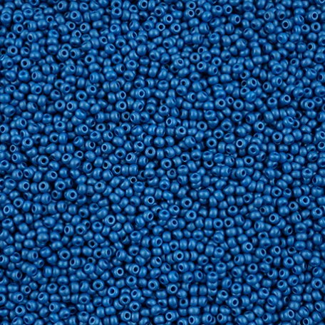 10/0 Preciosa Seed Bead PermaLux Dyed Chalk Blue