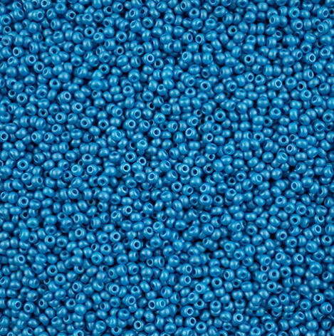 10/0 Preciosa Seed Bead PermaLux Dyed Chalk Dark Turquoise