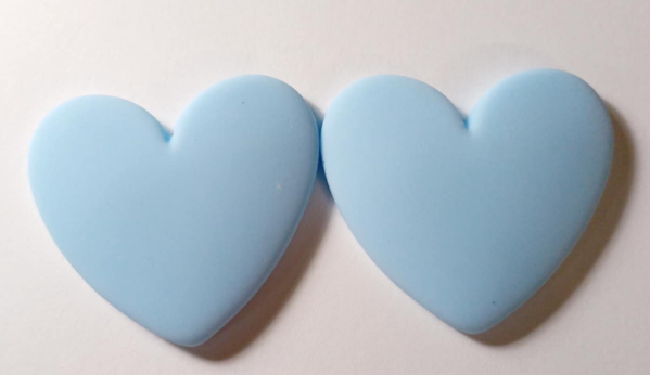 32*36mm Patterned Hearts - See Color Options