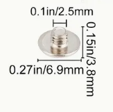 30mm Turquoise Center Concho, Screw Back