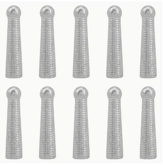 25.5mm Bolo Caps, Silver