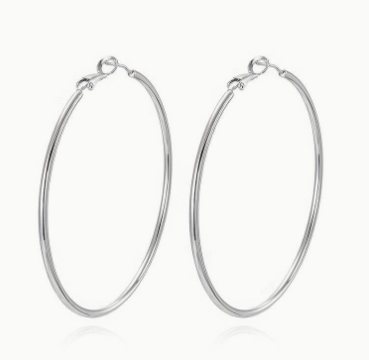 50mm Hoop Earring - See Color Options