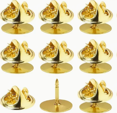 Pin Backs with Butterfly Clasps