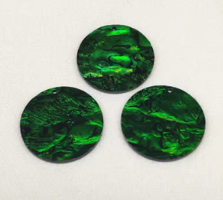 35mm Abalone Circle - See Color Options