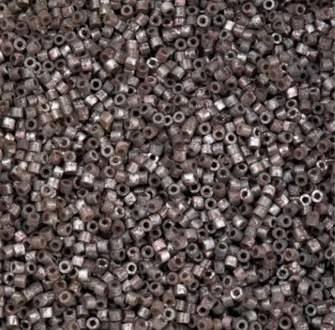 11/0 Cylin Bead, 25g Bag, Verdara Vintage Rose