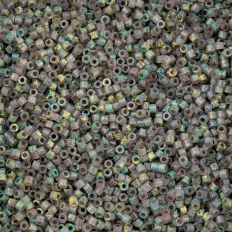 11/0 Cylin Bead, 25g Bag, Verdara Cloudstone