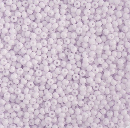 11/0 Preciosa Seed Beads Natural Opaque Natural Pink
