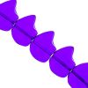 10mm Bears, Strung, Transparent Cobalt Blue