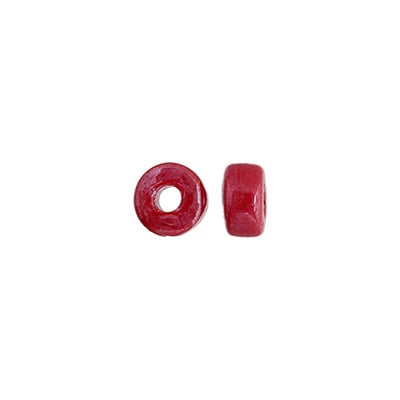 6mm Crow(Pony) Beads, Glass - See Color Options