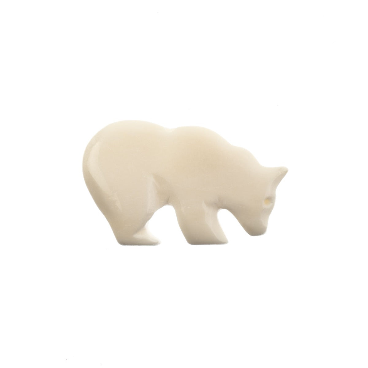 1*1.4inch Walking Bear Pendant, Worked Bone