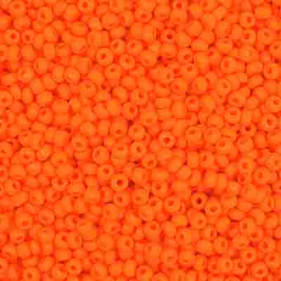 10/0 Preciosa Seed Beads Opaque Light Orange