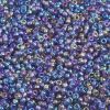 10/0 Preciosa Seed Beads Transparent Grey AB