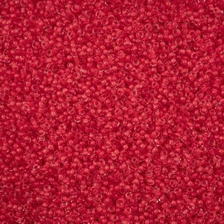 Perlas de semillas Preciosa 11/0 C/L Terra Intensive Red, frasco de 23 g