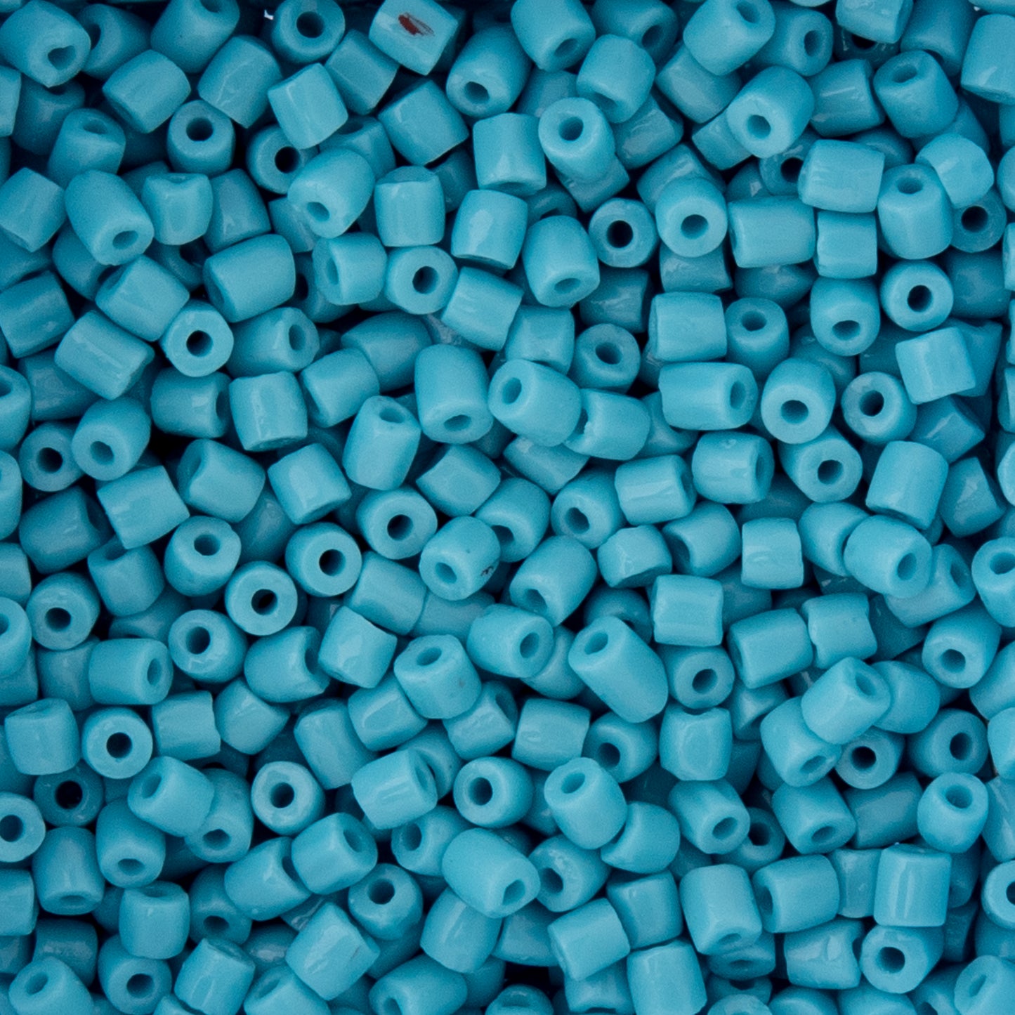 9/0 3Cut Czech Seed Beads, 13g vial, Opaque Turquoise