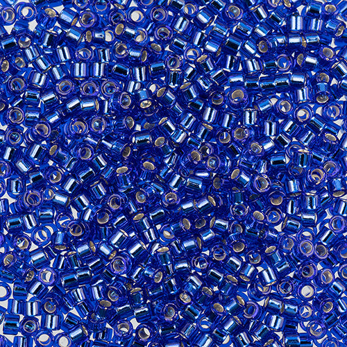 Delica 11/0 RD #0047 Sapphire Silver Lined 5.2g Vial