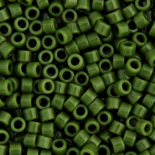 Flacon de 5,2 g de Delica 11/0 RD #1135 Vert avocat opaque