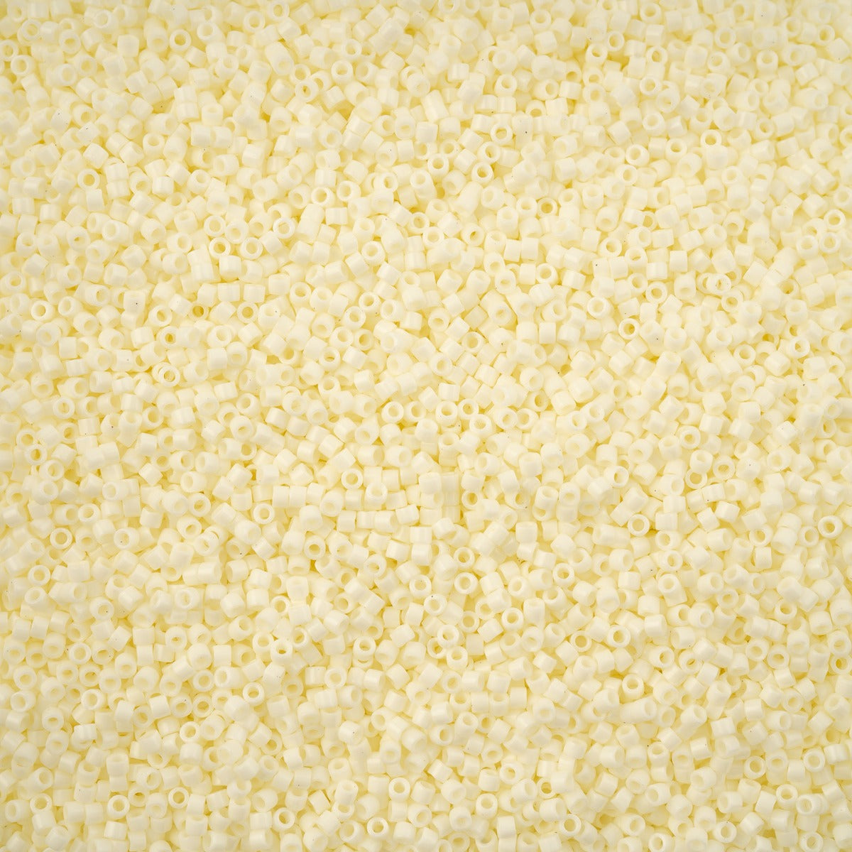 Delica 11/0 RD #2401 Opaque Light Cream Luster