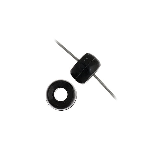 6mm Crow(Pony) Beads, Acrylic - See Color Options