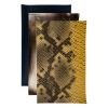 PrettyBack Faux Leather Sheet 5x8in Animal Print/Gold/Old Navy 3pcs