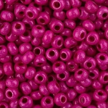 Perles de rocaille intensives Preciosa Terra 8/0, rose, flacon de 22 g