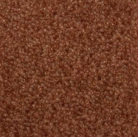 11/0 Preciosa Seed Beads Brown Solgel Dyed Crystal