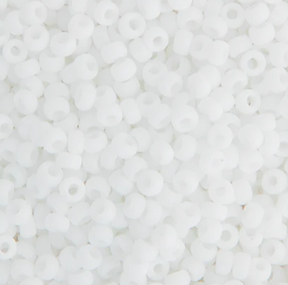Miyuki Seed Bead 15/0 Chalk White Opaque Matte