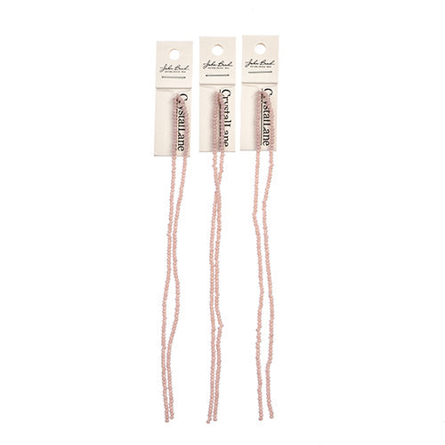 Crystal Lane Rondelle 2 Strand 7in (apx246pcs) 1.5x2.5mm Opaque Light Purple