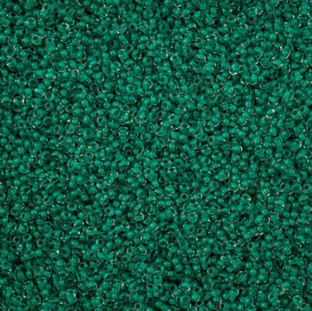 11/0 Preciosa Seed Beads Crystal C/L Terra Intensive Dark Green
