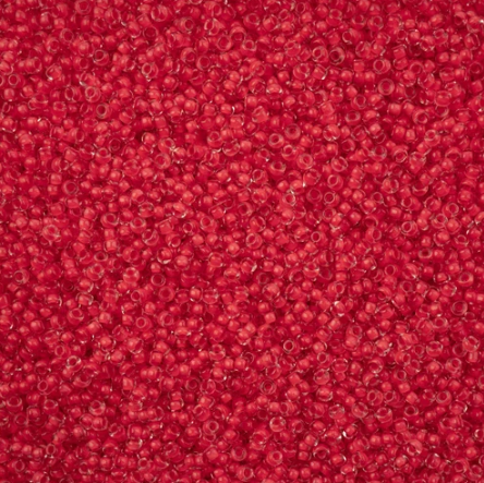 11/0 Preciosa Seed Beads Crystal C/L Terra Intensive Red