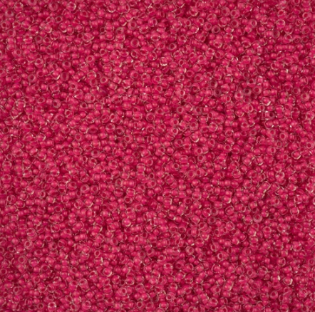 11/0 Preciosa Seed Beads Crystal C/L Terra Intensive Rose