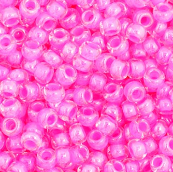 Cuentas de semillas Preciosa 11/0 C/L rosa