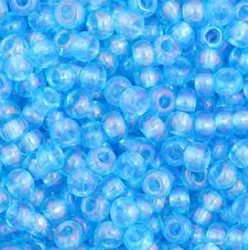 Perlas de semilla Preciosa 11/0 transparentes Aqua AB